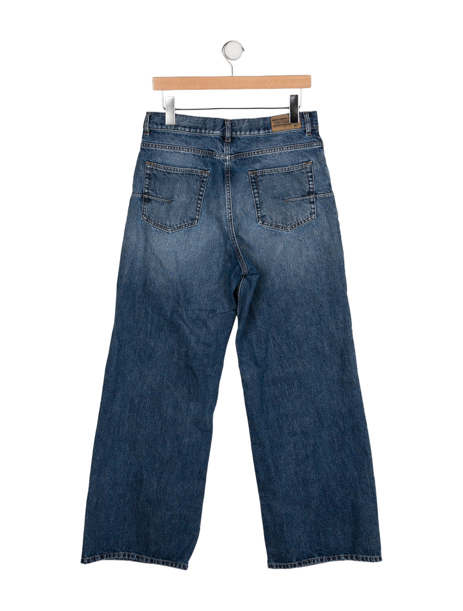Christian Dior High-Rise Wide Leg Jeans